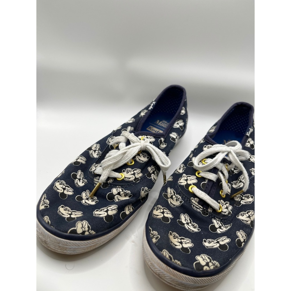 Keds Womens Disney Minnie Mouse Navy Blue Size 8 Canvas Sneakers